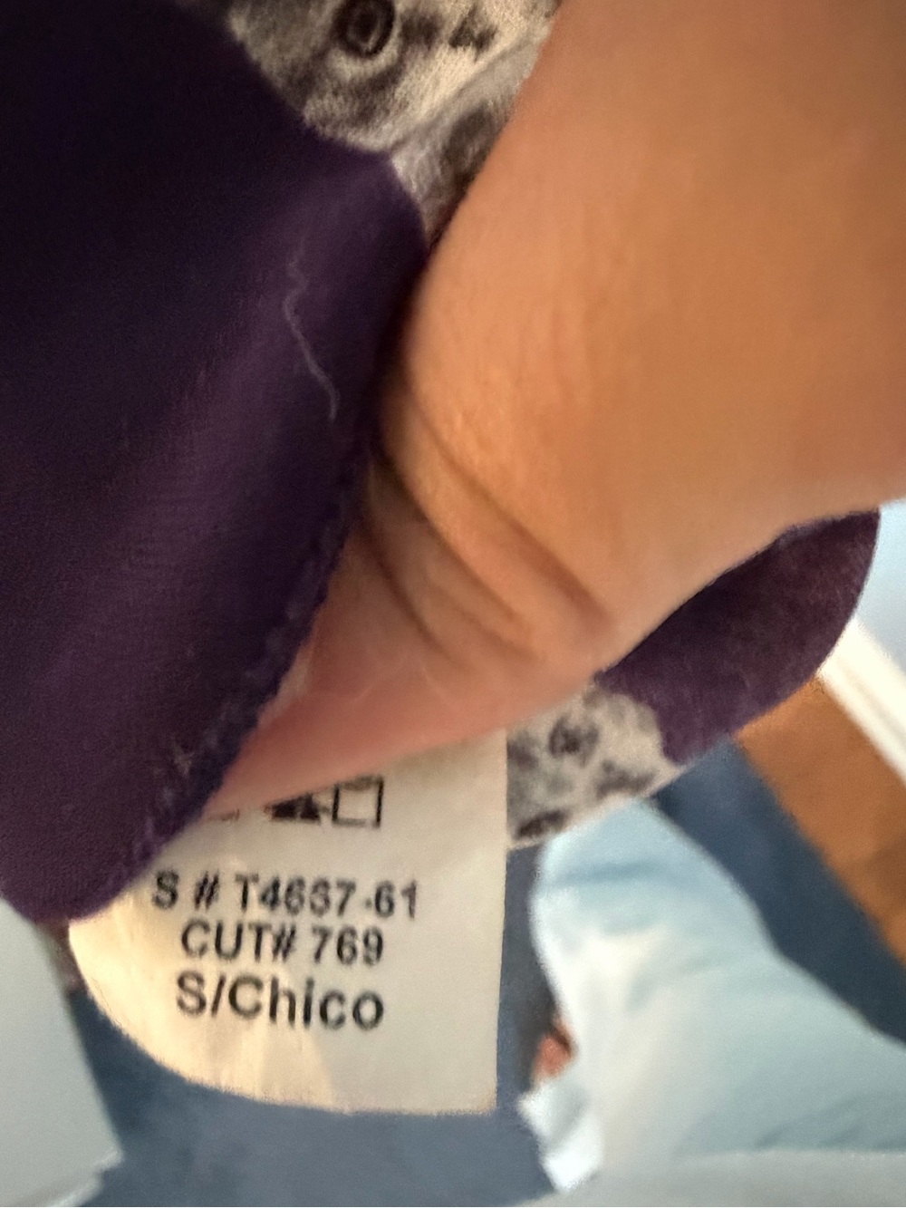 Poems by ModCloth Size S NWOT Purple Cat Print Top - Picture 4 of 6